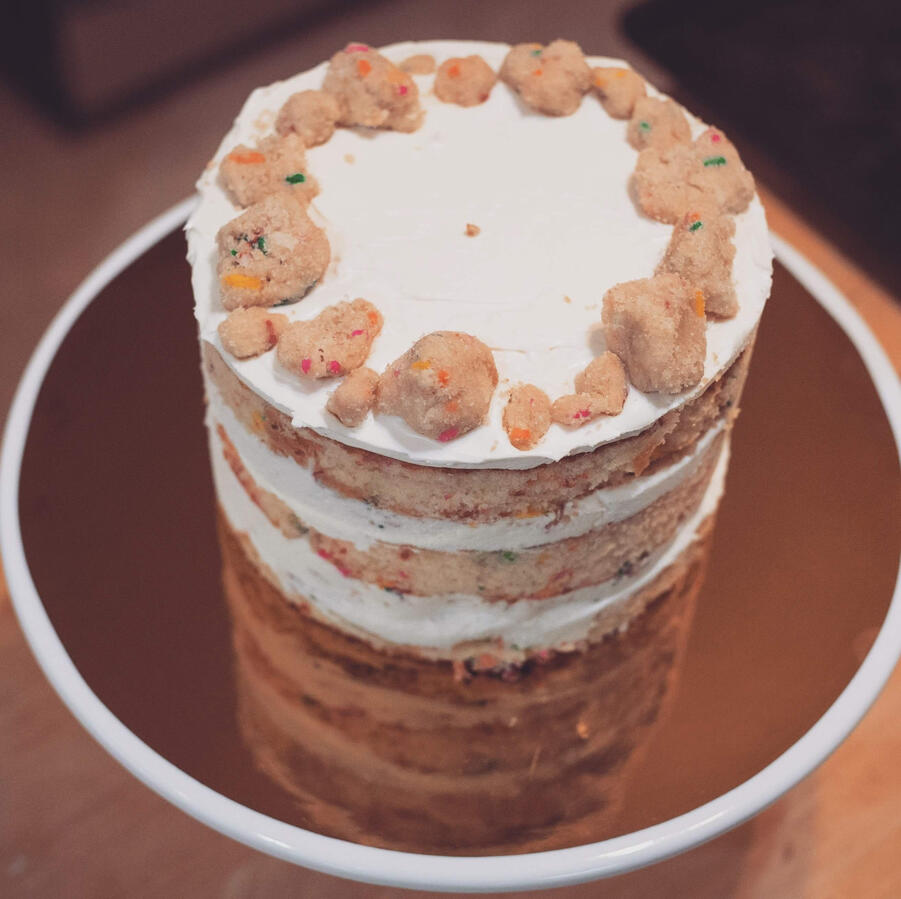 Naked Birthday Cake